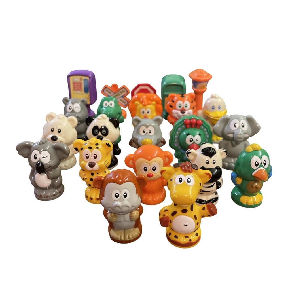 VTech Smartville Learning Alphabet Train Lot of 22 Animals Signs‎